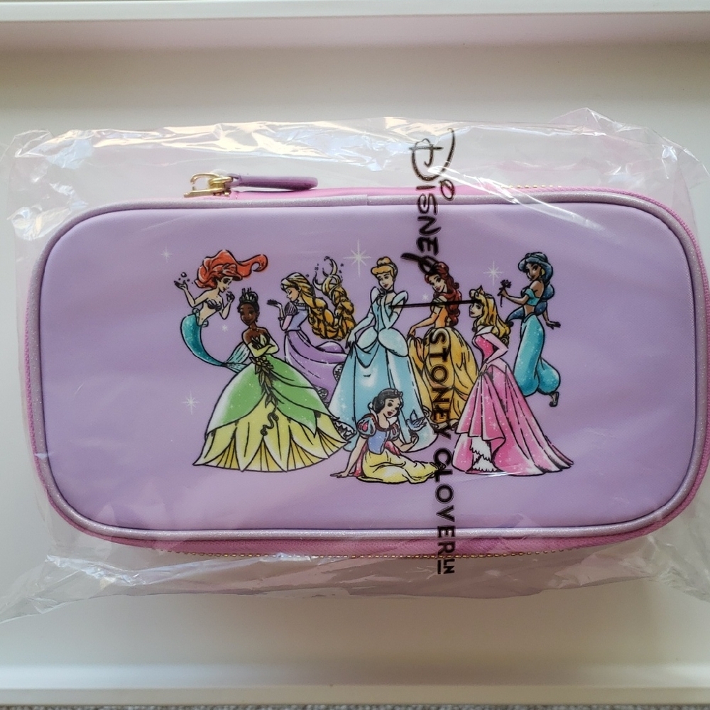 NWT RHTF Stoney Clover Lane Disney Princess Open Top Mirror Pouch